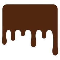 Curved Chocolate Lines Forming Decorative Patterns vector