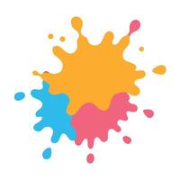 Subtle Watercolor Elements on Transparent Background vector