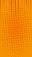 Yellow halftone vertical background with top pointed line. Suitable for comics, presentations, posters, etc. vector