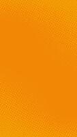 Vertical background of orange yellow halftone dots on the edge. Suitable for comics, prints, posters, etc. vector