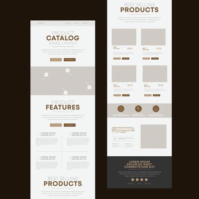 Modern Multipurpose Interior Design Newsletter Template with Best Selling Products and Features