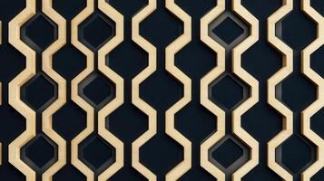 innovation hexagonal grid creating geometric Metallic representing technological pattern, and modern digital aesthetic photo