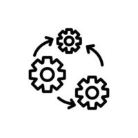 process icon element design vector