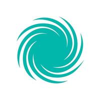 Brutalist spiral icon. Abstract curve shape represents a modern form. This bold symbol, influenced by y2k aesthetics, suits contemporary graphic projects and minimal designs. vector