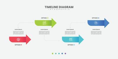 Progress bar with 4 arrows behind translucent rectangular elements placed in horizontal row. Concept of three steps to business success. Minimal infographic design template. vector