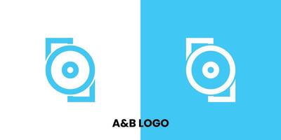 Two logos for a company that makes a disk drive vector