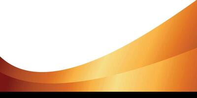 simple modern wave gold background vector