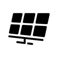 Angled View of Solar Panel Array Mounted for Optimal Sun Exposure vector