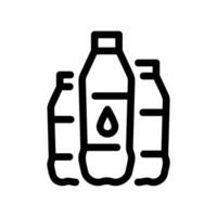 Group icon showing multiple beverage bottles together, suggesting variety or quantity vector