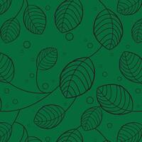 Beautiful background of green leaves. leaves pattern. Tropical leaf pattern background illustration. Pattern design vector