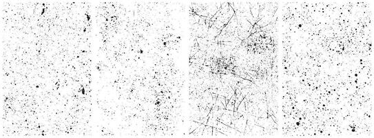 Grunge Ink Texture Collection, Scratch, Splatter, and Dust Overlays for Abstract and Vintage Design Projects vector