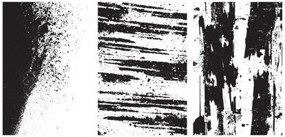 Grunge Texture Set with Splatter, Scratch, and Distressed Noise Effects vector