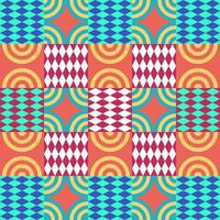 Geometric Pattern Background Colorful vector