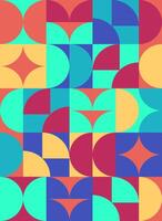 Geometric Pattern Background Colorful Illustartion vector