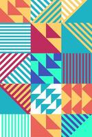 Geometric Pattern Background Colorful Illustration vector