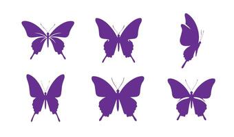 Gorgeous stylish butterfly patterns with attention to artistic detail perfect for personal or professional graphic design ideas vector