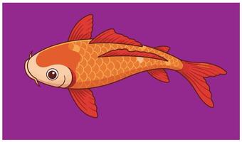 Unique Koi Fish Art Adding Depth to Japanese-Themed Artwork vector