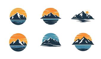 Captivating Mountain Scenery Graphics for Nature-Inspired Art vector