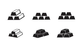 Stylish Gold Bar Illustrations Ideal for Modern Designers vector