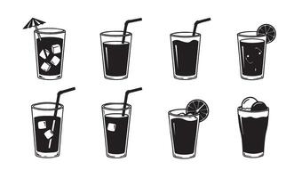 Innovative drink container patterns perfect for artistic beverage designs vector