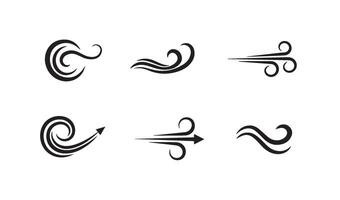 Unique Elegant Wind Swirl graphics adding a touch of charm and elegance to your creative projects vector