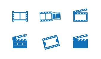 Premium Movie Production Icons Elevating Digital Design Concepts vector