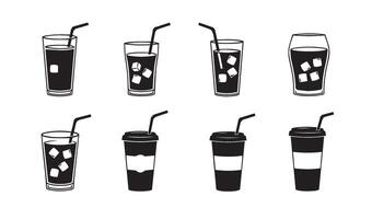 Dynamic drink container designs inspired by diverse drinkware arrangements vector