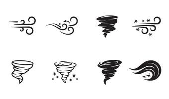 Tornado Concept Icon Featuring a Funnel Depicting Atmospheric Rotation vector