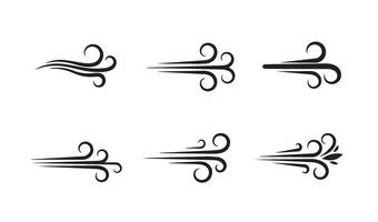 Sophisticated Elegant Wind Swirl motifs crafted for artistic projects with a touch of creative brilliance vector