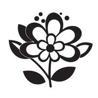 Gorgeous Graceful Floral Petal Highlighted in Floral Pattern Design Concept vector