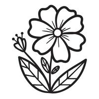 Sophisticated Floral Pattern Design Enriched with Graceful Flower Style vector