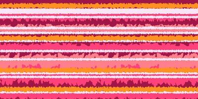 hand drawn stripes seamless pattern. Colored background. Unique horizontal lines ornament. Contemporary minimalist print. vector