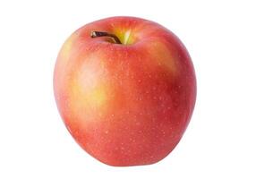 Red apple isolate on a white background. Fruit, ripe apple. photo