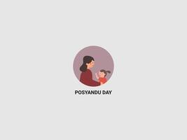 a simple illustration within a muted purple oval depicting an adult with dark hair sitting and facing a small child with a ponytail vector