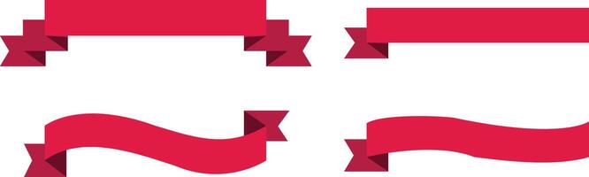 Neat Ribbon Set for Digital Creators vector