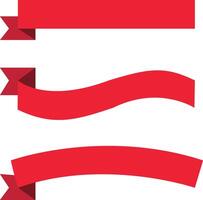 Basic Ribbon Designs for Web Graphics vector