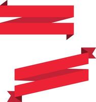 Simple Ribbon Graphics for Creative Work vector