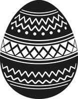 Decorative Easter Egg - Intricate Geometric Pattern vector