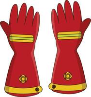 Firefighter Equipment Element. vector