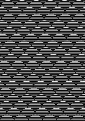 abstract geometric black and white seamless pattern