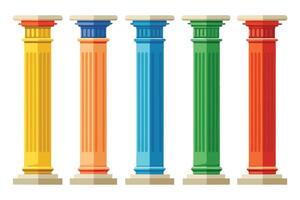 Classic Columns A Collection of Architectural Elements vector