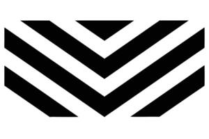 A black and White Chevron Pattern Background vector