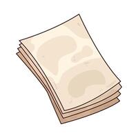 stacked paper illustration vector