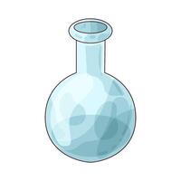 illustration of a empty flask vector
