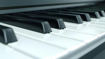 Piano Keyboard Close-Up photo
