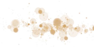 Experience the Bokeh Effect featuring Glowing Orbs along with Soft Sparkles in lovely Beige and Warm Tones png
