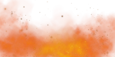 Dynamic Flames and Swirling Fire Smoke on a Transparent Background, creating an enticing visual display png
