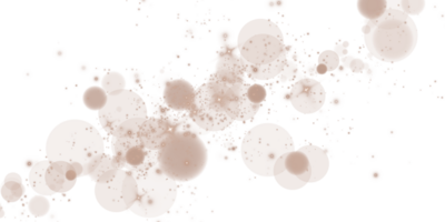 The Chocolate Brown Bokeh Effect with Glowing Orbs and Soft Sparkles creates a captivating, elegant aesthetic png