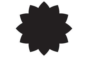 Artistic collection of abstract floral shapes in explosive form vector
