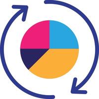 Chart Statistics Efficiency vector
